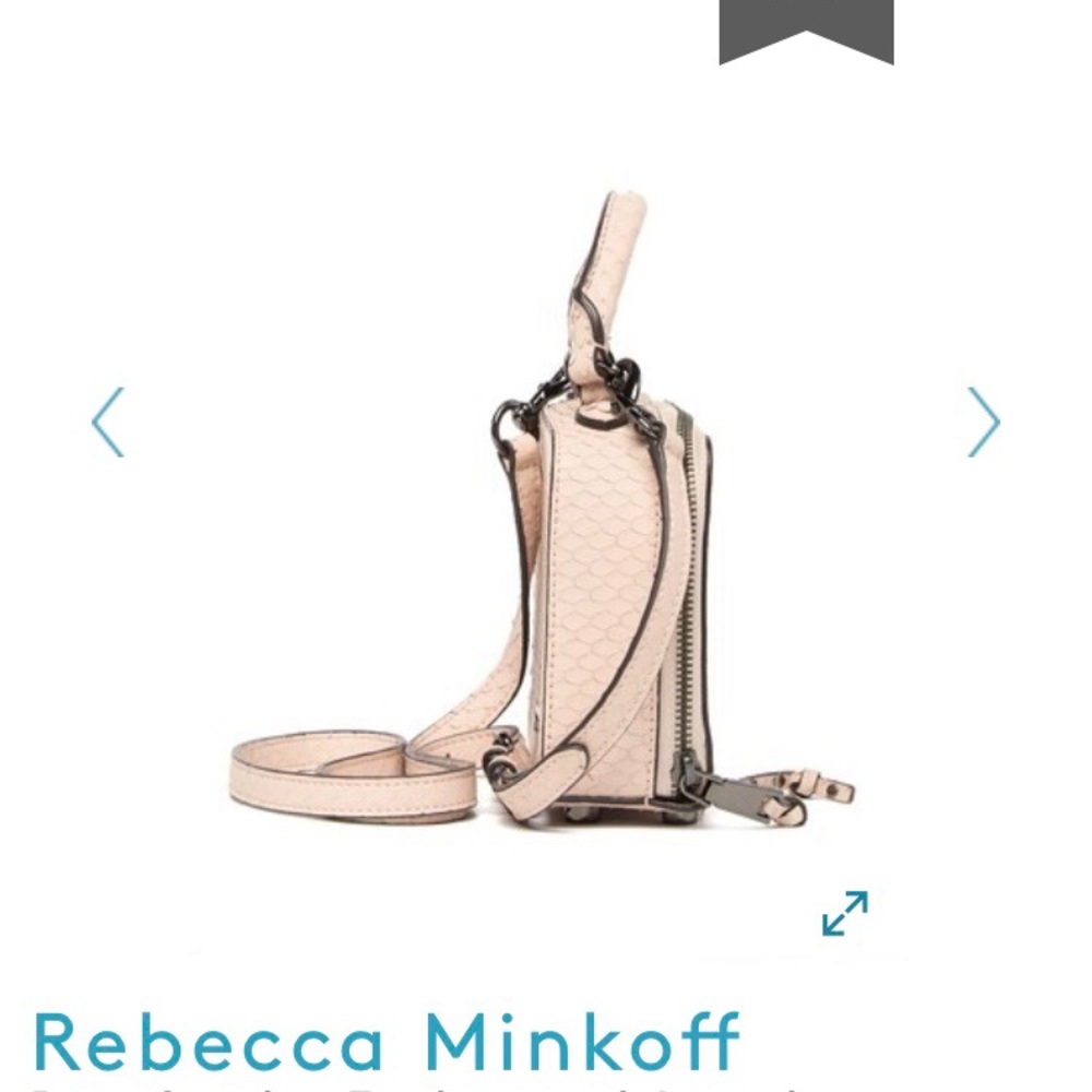 Rebecca Minkoff Box Snake Embossed Bag - Picture 5 of 11
